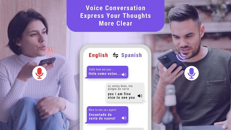 Translate Less with Text Voice Capture d'écran 1