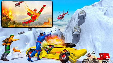 Flying Robot Games: Super Hero Captura de tela 2