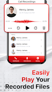 Schermata Auto Call recorder App 1