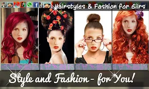 Schermata Hairstyles & Fashion for Girls 3