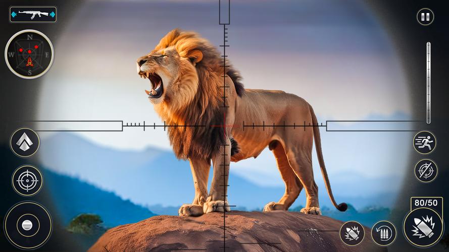 Lion Games - Sniper Hunting 스크린샷 0