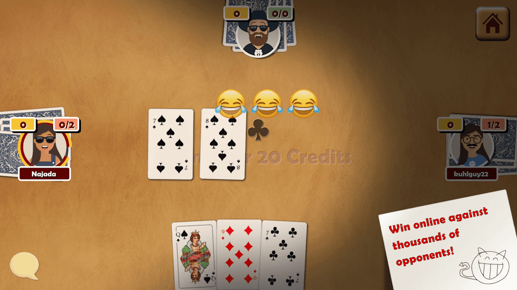 Oh Hell - Online Spades Game Ảnh chụp màn hình 3
