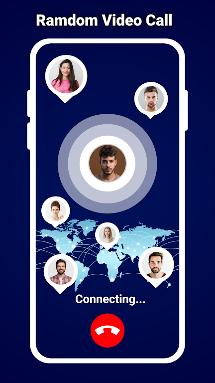 Live Video Call - Global Chat Schermafbeelding 3