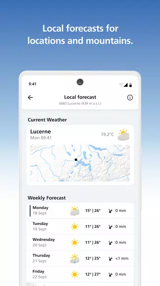 Schermata MeteoSwiss 2