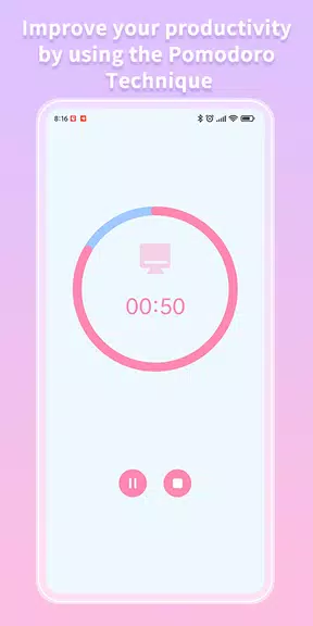 Brain Focus Productivity Timer Captura de tela 0