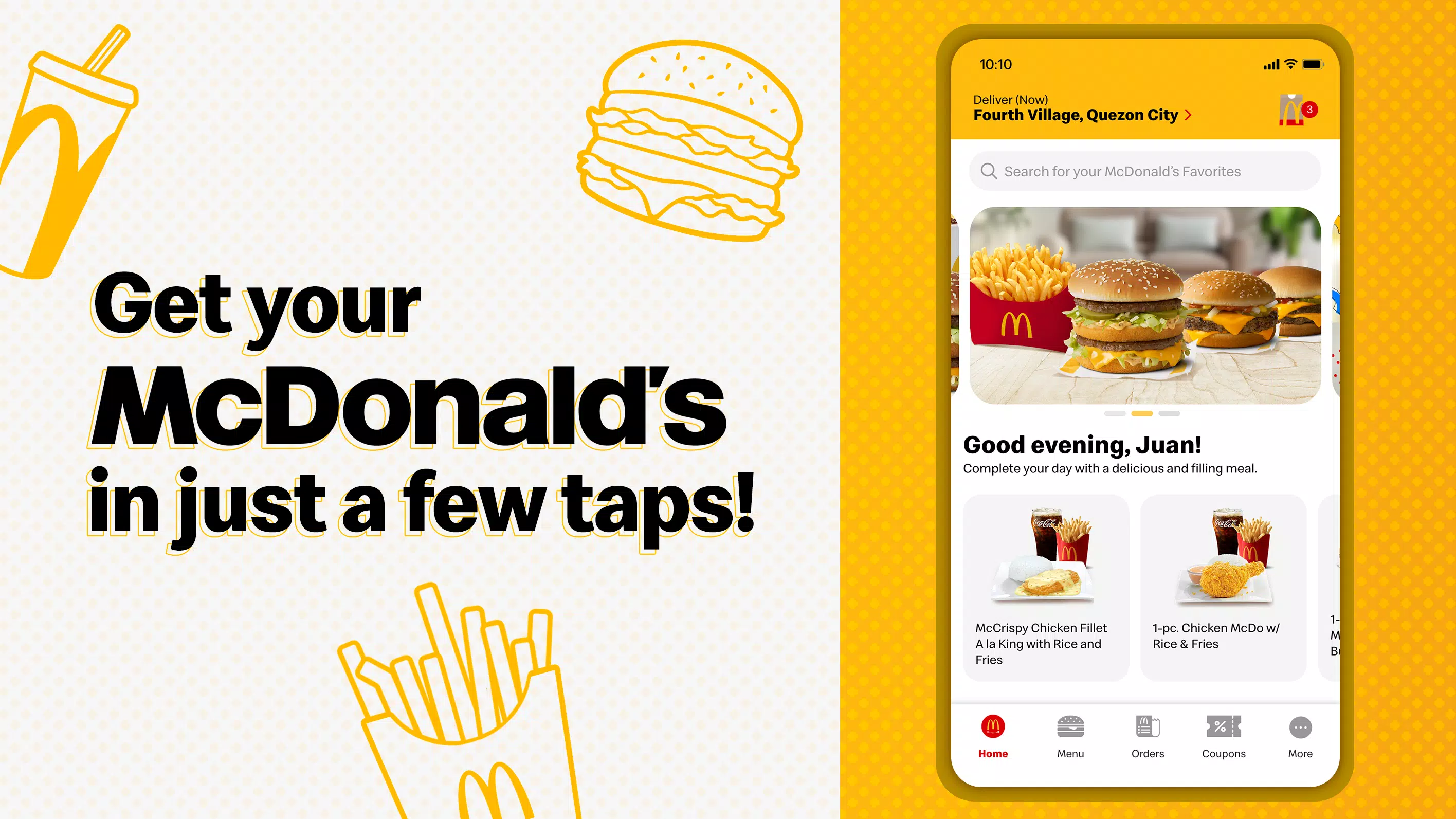 McDelivery PH Capture d'écran 0