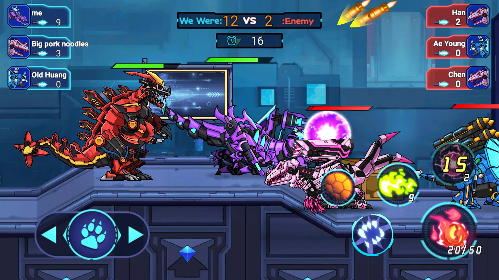 Mech Dinosaur War Tangkapan skrin 3