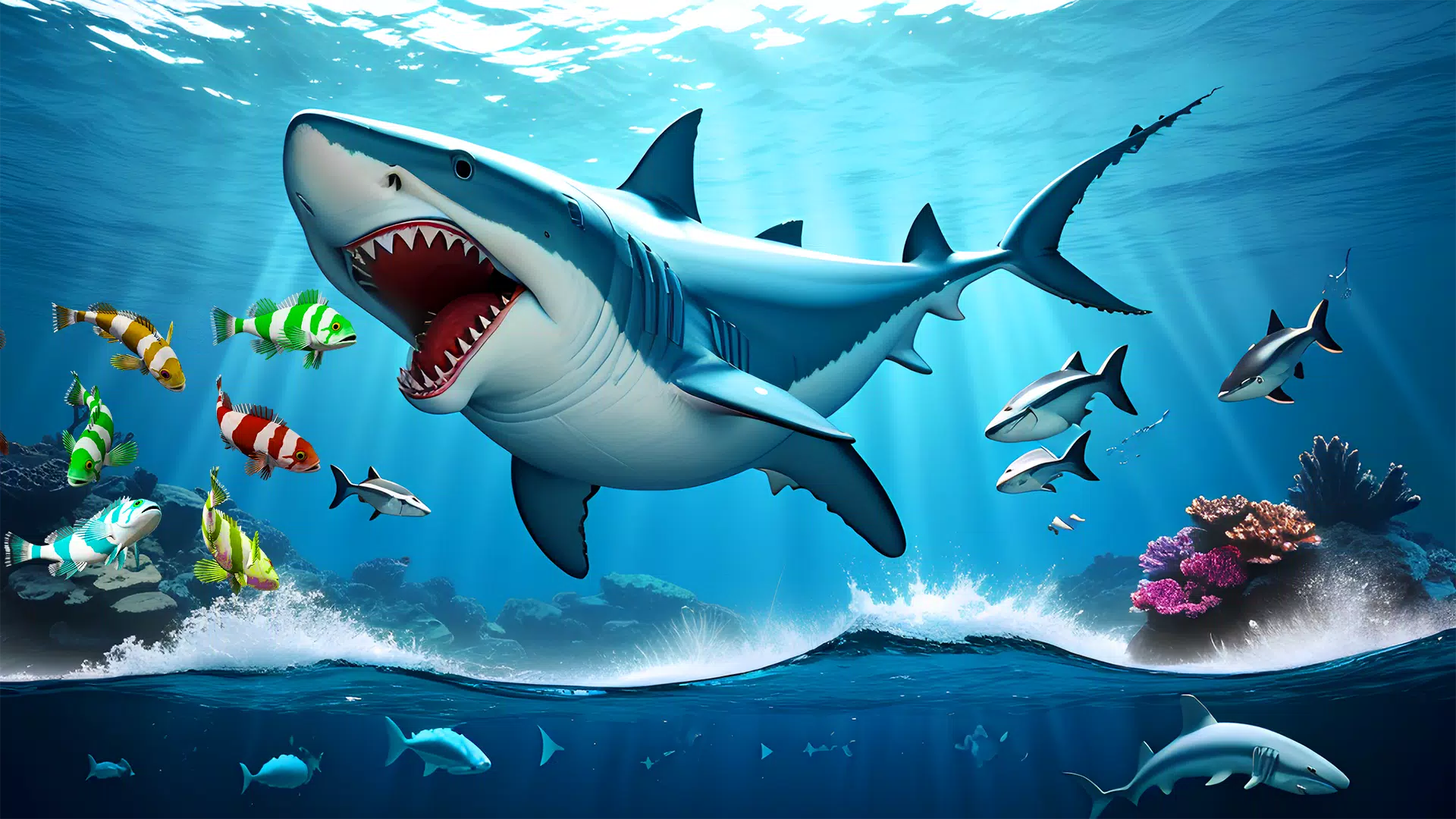 Shark Attack Games Offline Capture d'écran 2