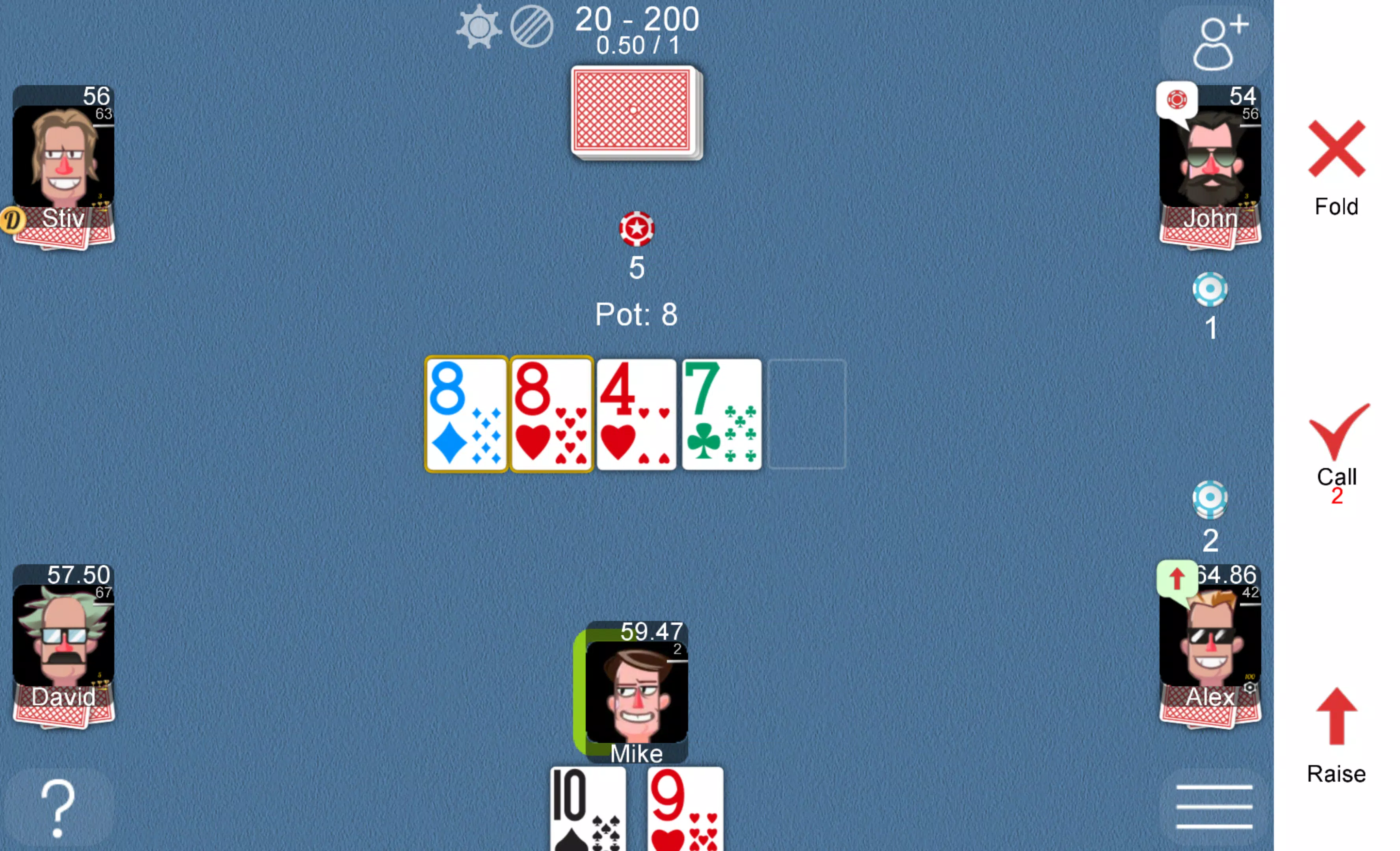 Poker Online Captura de pantalla 2