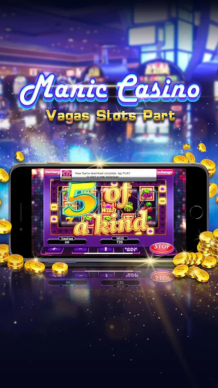 Manic Casino - Vegas Slots Party ภาพหน้าจอ 0