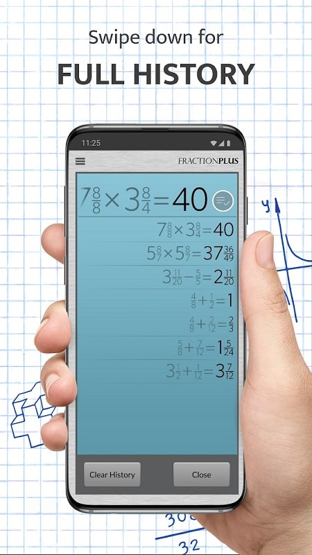 Calculatrice de Fraction Plus Capture d'écran 0