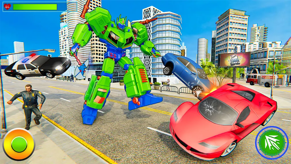 Robot Hero City Battle স্ক্রিনশট 0