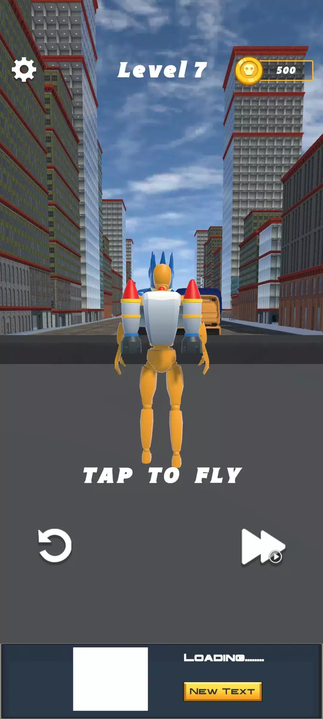 Jetpack Ragdoll: Fly Adventure Ảnh chụp màn hình 0