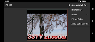 SSTV Encoder Ảnh chụp màn hình 1