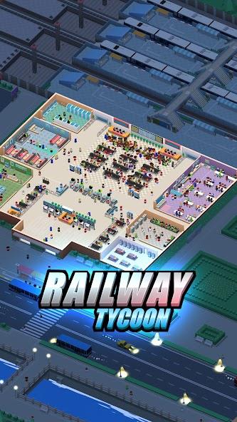 Railway Tycoon - Idle Game Mod Screenshot 0