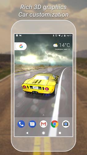 3D Car Live Wallpaper Lite Скриншот 2