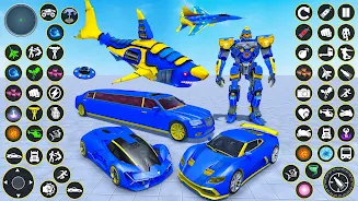 US Shark Robot Transform Games Zrzut ekranu 0