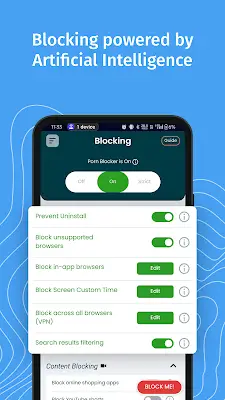 BlockerX: Porn Blocker/ NotFap Screenshot 1