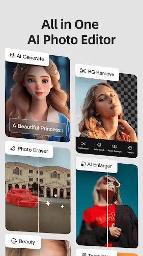 Photo Editor, Collage - Fotor ภาพหน้าจอ 0