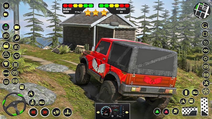 US Offroad Fury Car Driving 3D Captura de pantalla 2