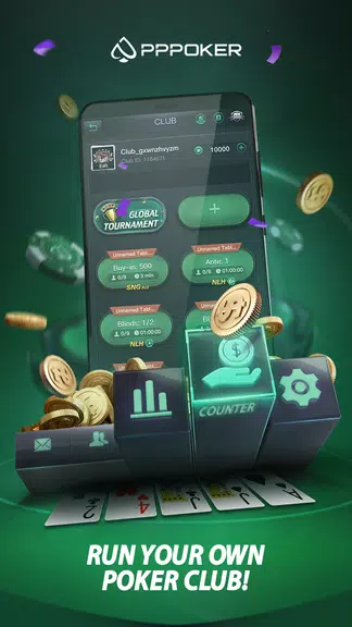 PPPoker-USA-Holdem,Omaha スクリーンショット 2