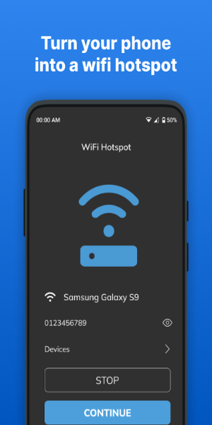 Tragbarer Mobiler WIFI hotspot Screenshot 0