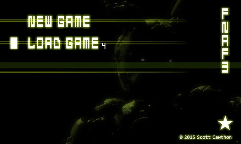 FNAF 3 Скриншот 0