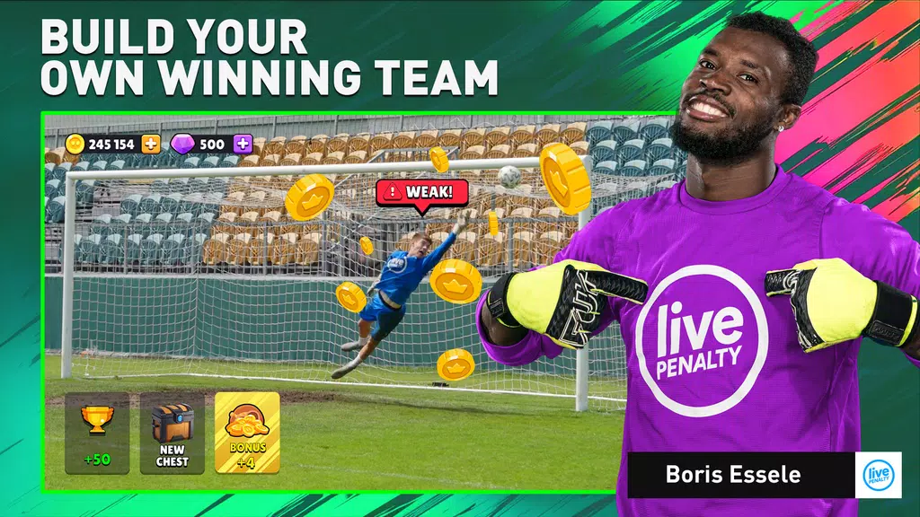 Soccer Penalty: Live Goalie ภาพหน้าจอ 3
