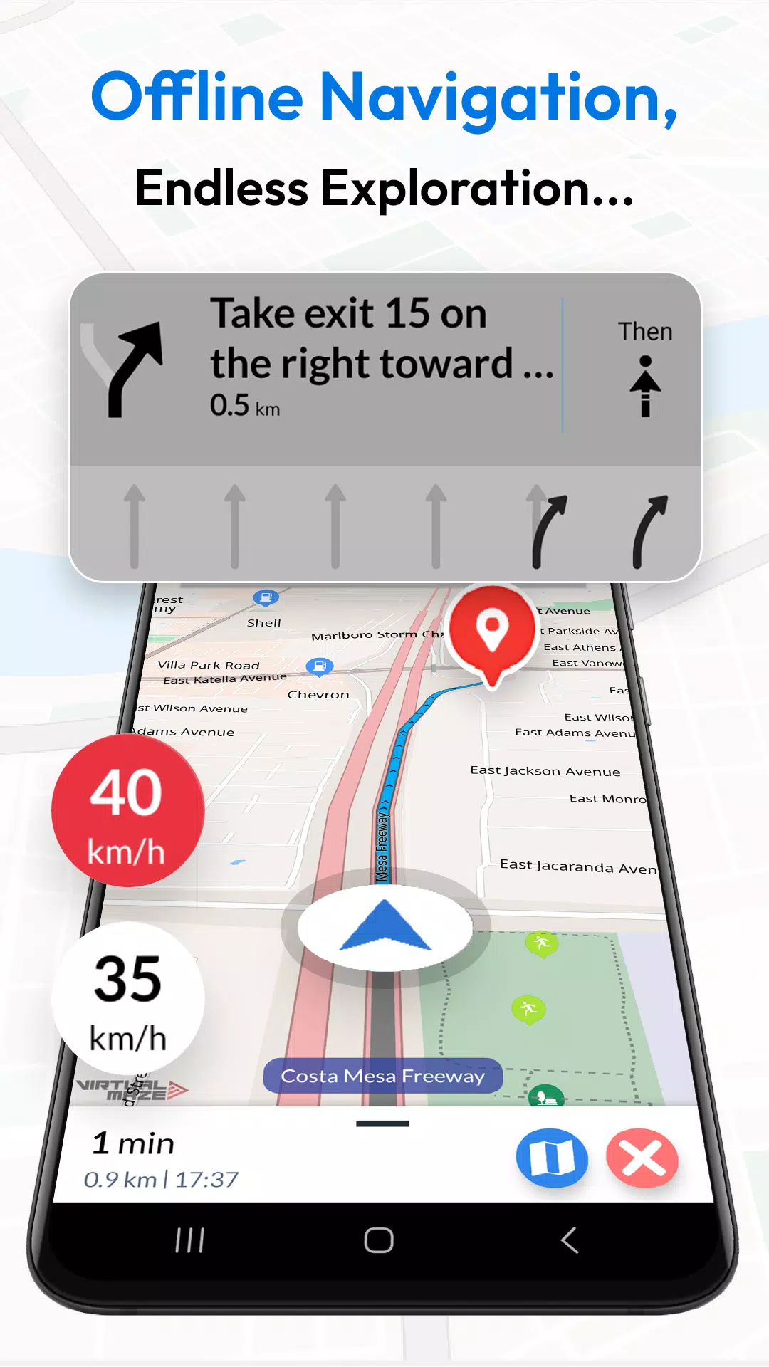 Offline Map Navigation Captura de pantalla 0