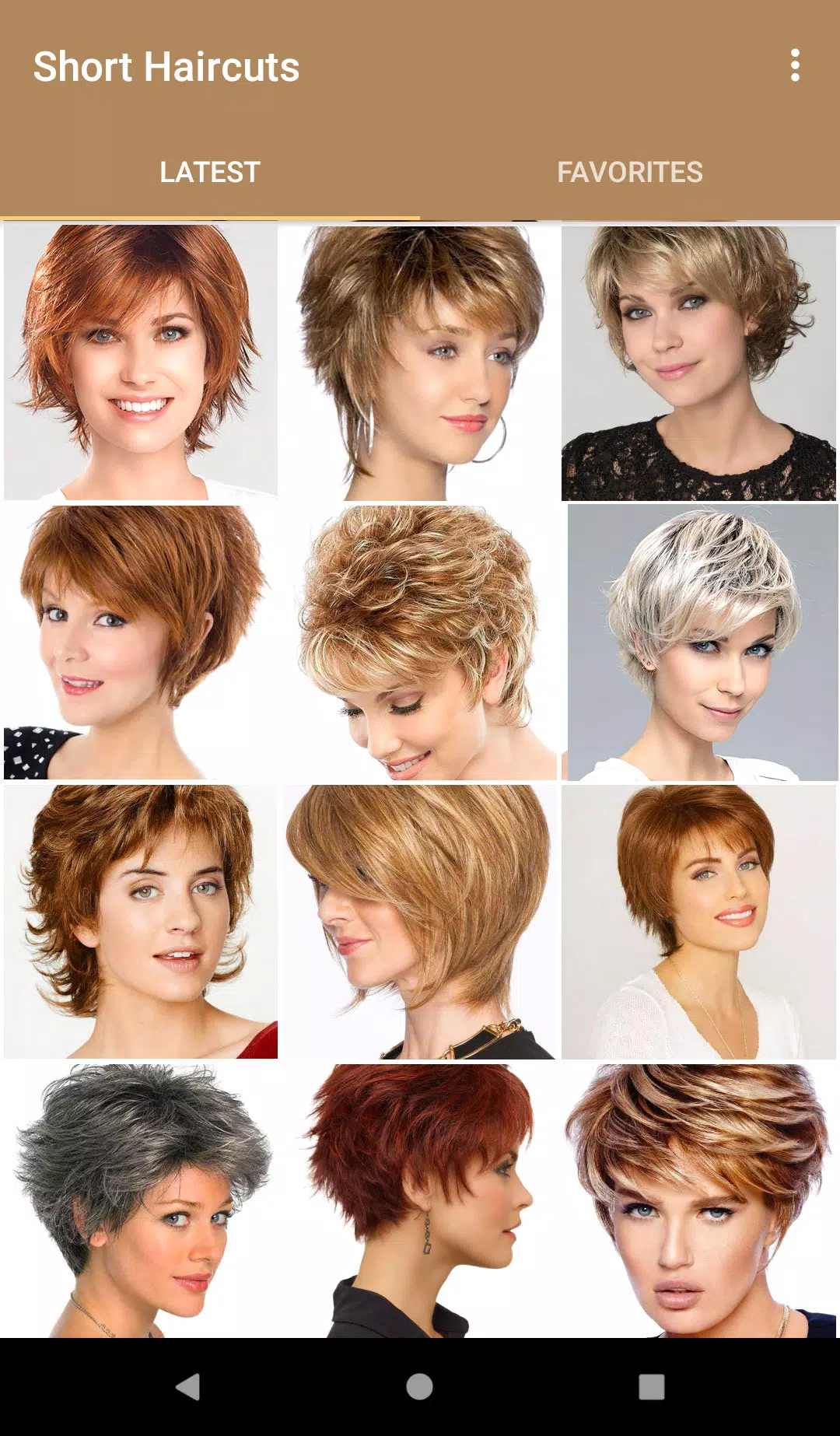 Short Haircuts Ekran Görüntüsü 0