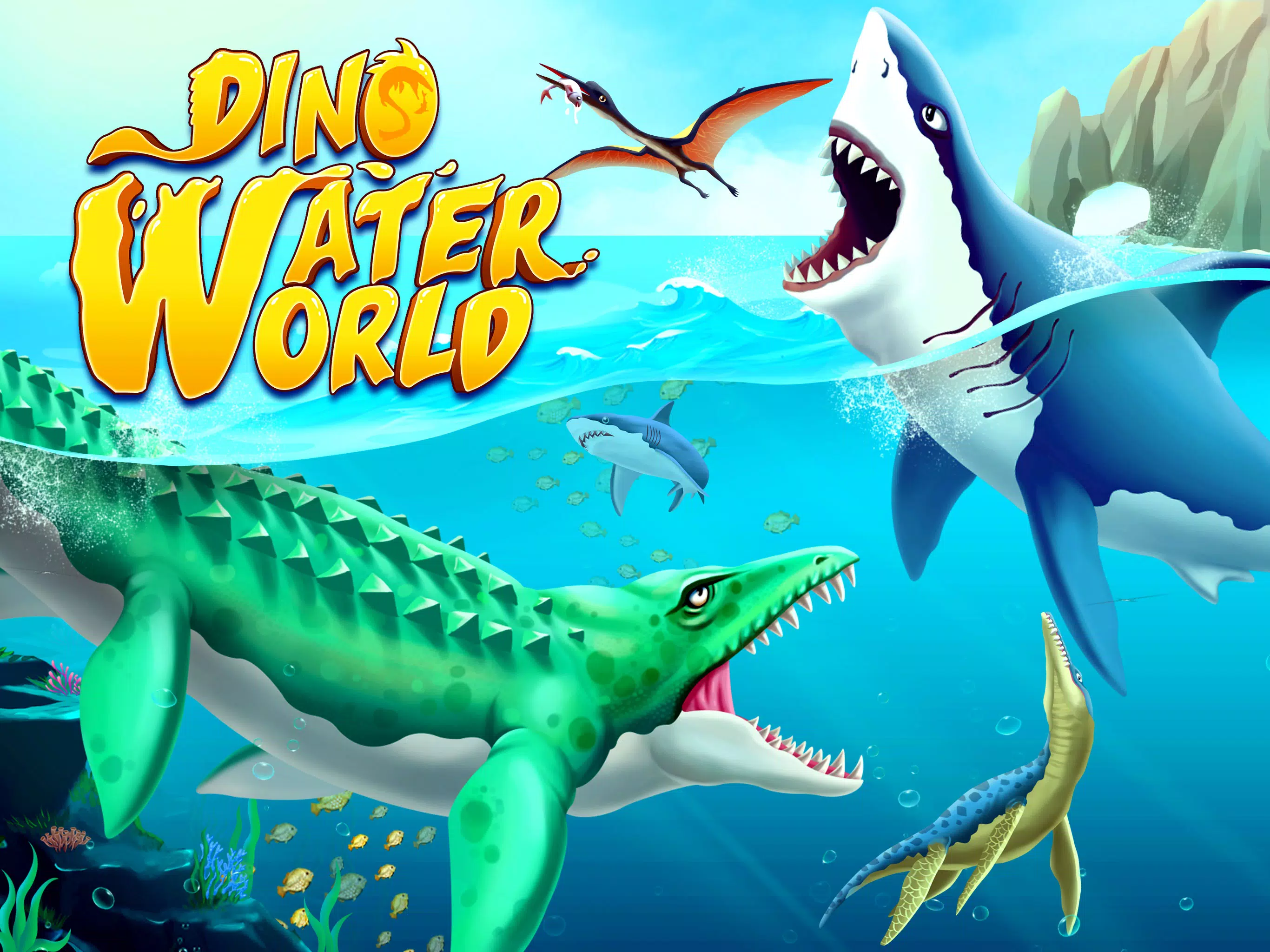 Jurassic Dino Water World ภาพหน้าจอ 0