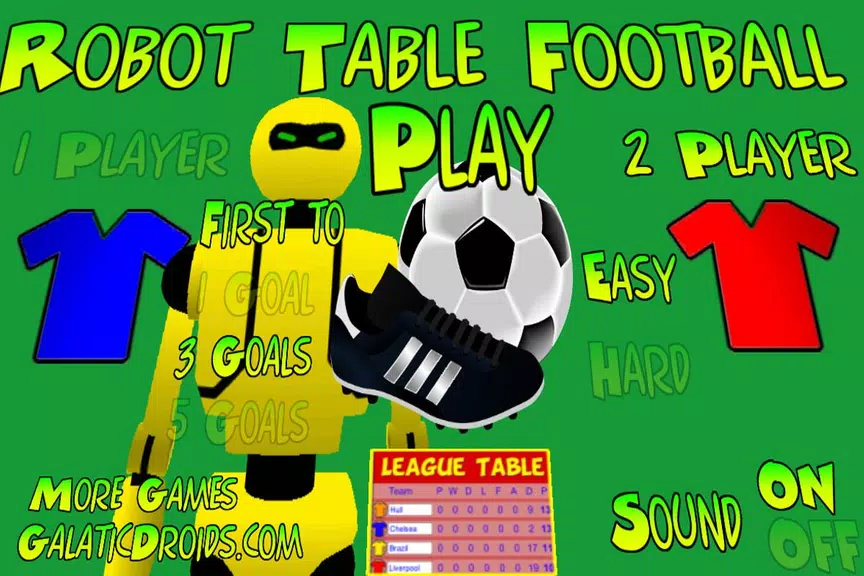 Robot Table Football Captura de pantalla 2