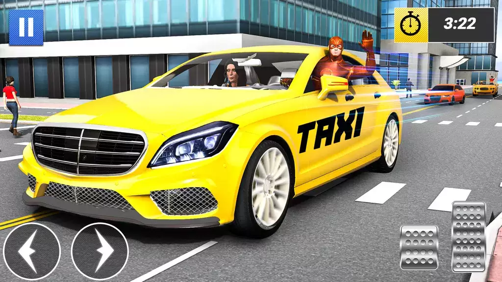 Superhero Car Games Taxi Games Captura de tela 0