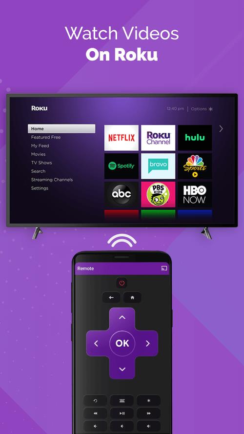 Remote Control for Roku TV Tangkapan skrin 3