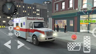 Ambulance Game Car Driving Sim Capture d'écran 2