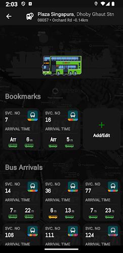 SG Bus Arrival Times Ekran Görüntüsü 2