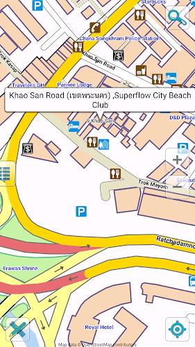 Map of Thailand offline Tangkapan skrin 3