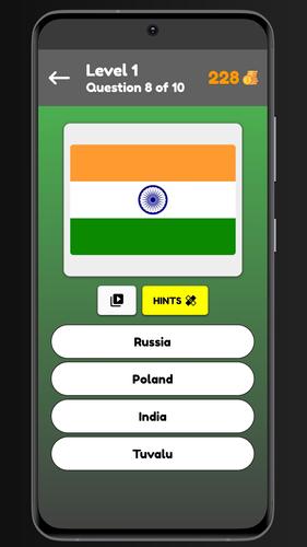Flags Quiz - Guess The Flags スクリーンショット 2