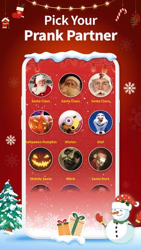 Santa Prank Call: Fake video Captura de pantalla 1