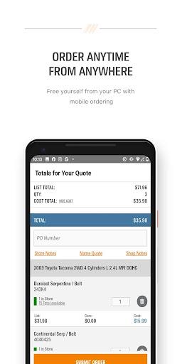 AutoZonePro Mobile ภาพหน้าจอ 1