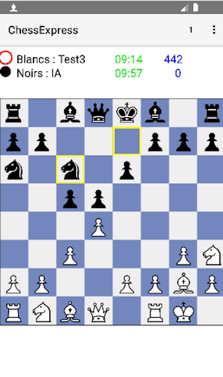 ChessExpress Echecs en ligne Captura de tela 1