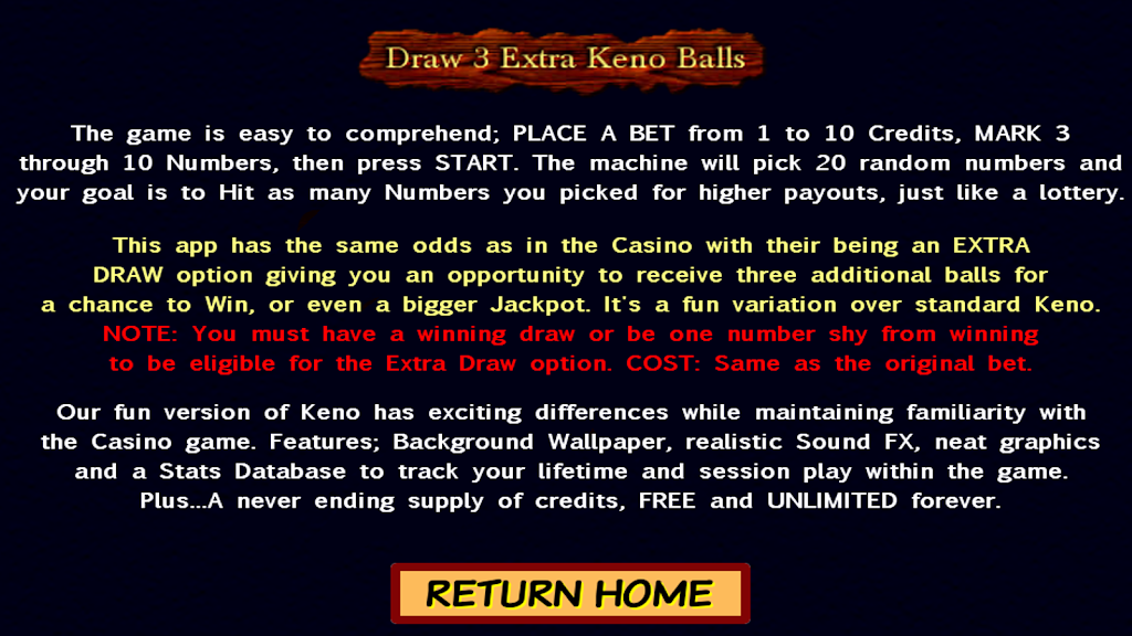 Draw 3 Extra Keno Balls স্ক্রিনশট 3