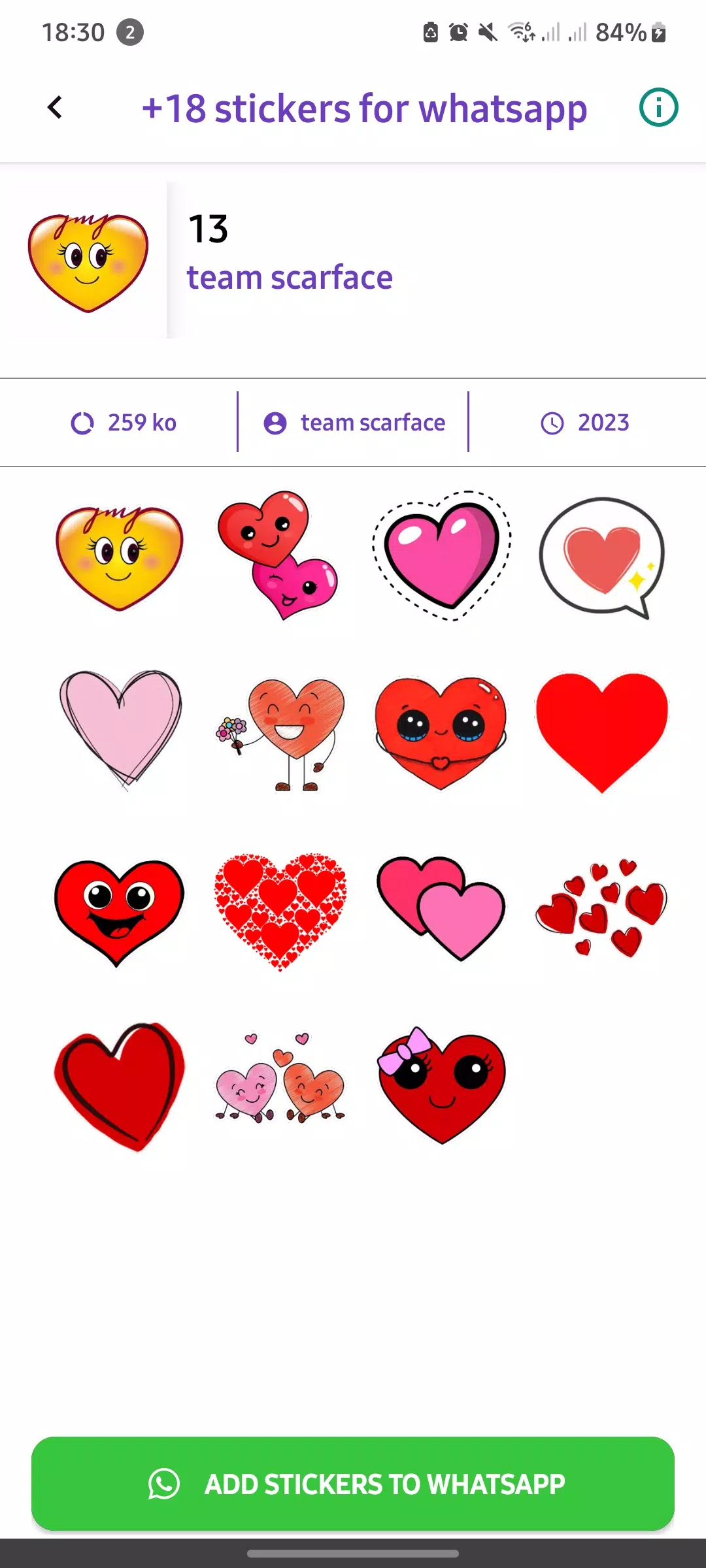 Schermata +18 Stickers For WhatsApp 3