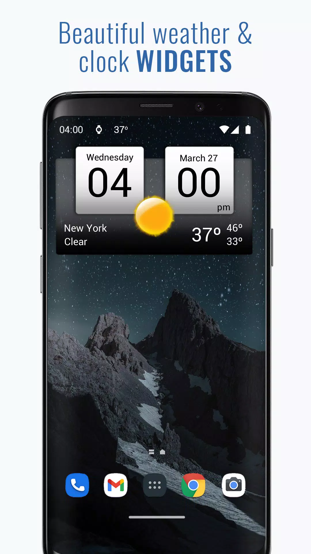 Digital Clock & World Weather Captura de pantalla 0