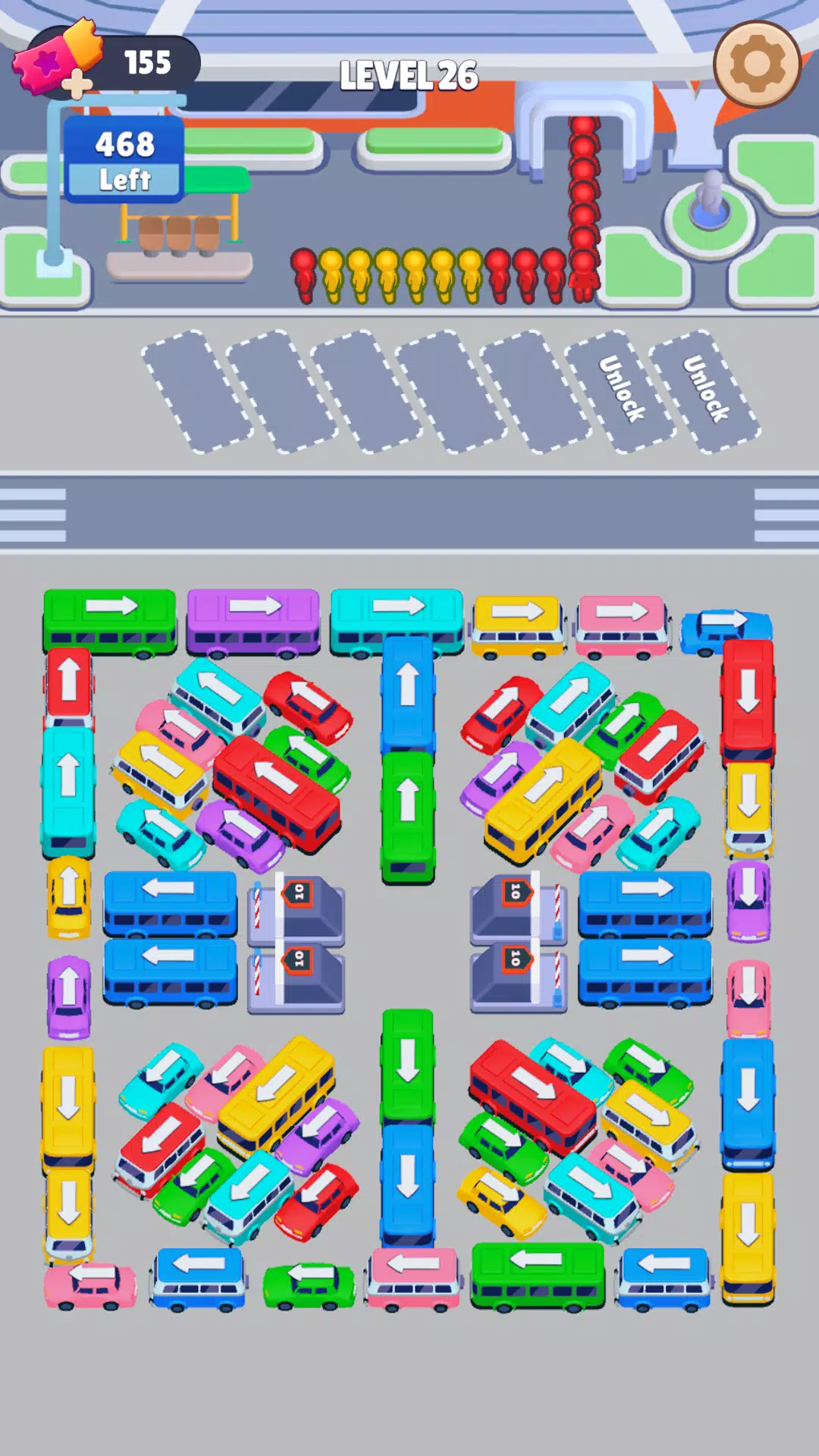 Bus Sort: Car Parking Jam 스크린샷 0