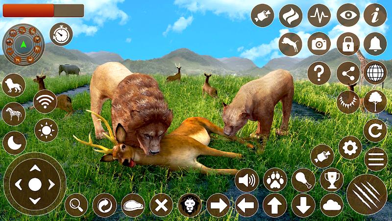 Schermata Lion Games 3D Animal Simulator 2