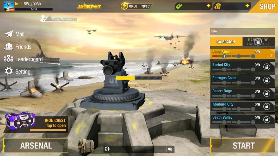 Beach War ဖန်သားပြင်ဓာတ်ပုံ 2