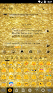 Schermata SMS Messages GlitterGold Glass 3