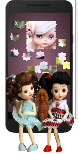 Cute Dolls Jigsaw Slide Puzzle Скриншот 1