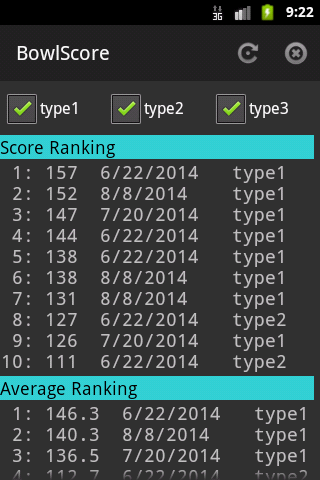 BowlScore 10 スクリーンショット 2